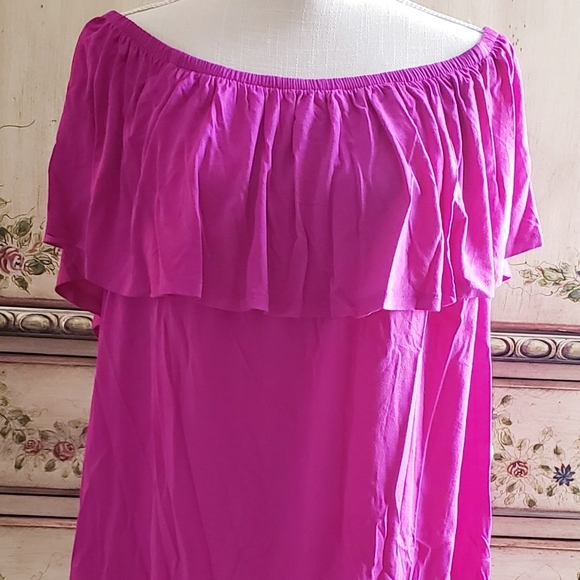 Lane Bryant Women's Top Off-The-Shoulder - Picture 2 of 8